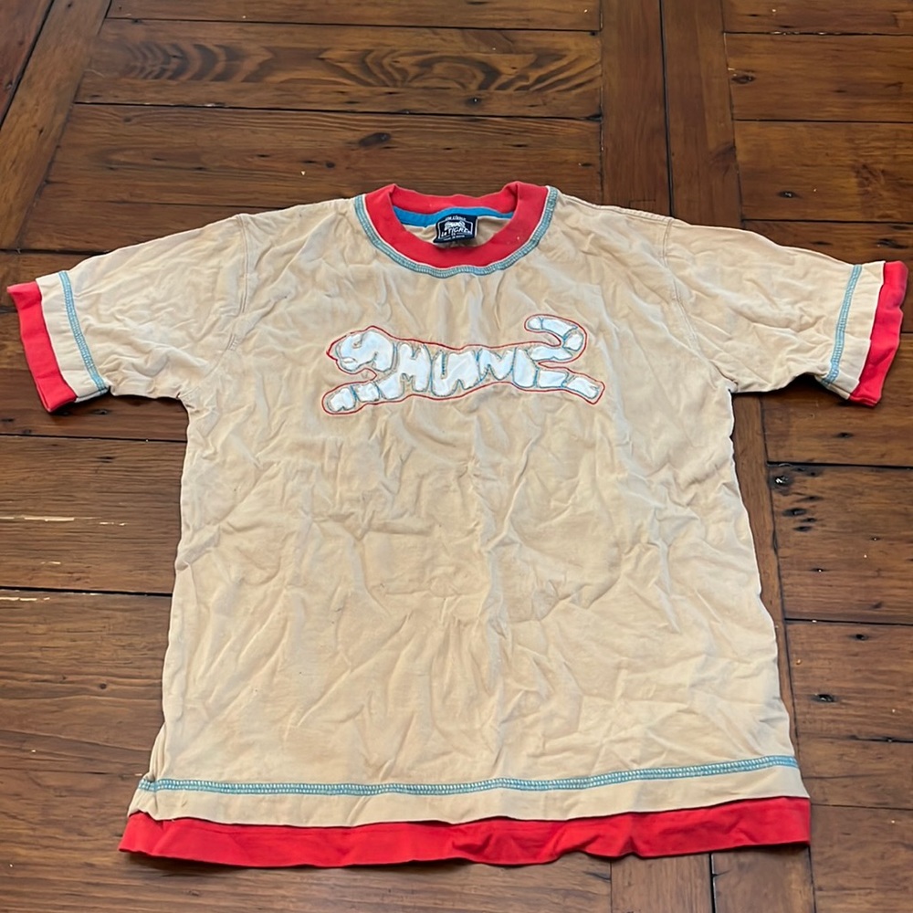 Le Tigre Tan and Red Boys Classic Tee Shirt - Size S